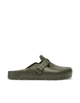 Zueco Birkenstock Boston EVA Khaki Hombre