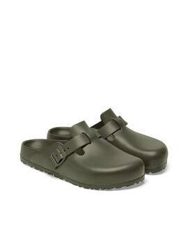 Zueco Birkenstock Boston EVA Khaki Hombre