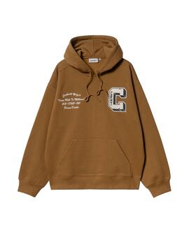 Sudadera Carhartt Hooded Brown Ducks Hombre