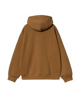 Sudadera Carhartt Hooded Brown Ducks Hombre