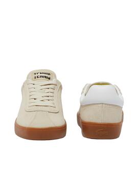 Zapatilla Lacoste Baseshot Beige Hombre