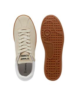 Zapatilla Lacoste Baseshot Beige Hombre