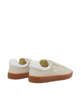 Zapatilla Lacoste Baseshot Beige Hombre