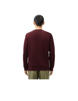 Sudadera Lacoste Jogger Burdeos Hombre