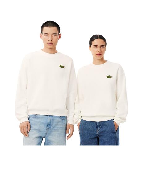 Sudadera lacoste blanca online