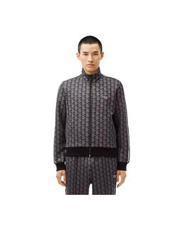 Sudadera Lacoste Paris Monograma Negra Hombre