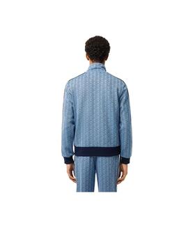 Sudadera Lacoste Paris Monograma Azul Hombre