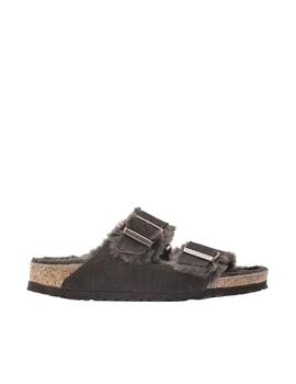 Sandalia Birkenstock Arizona Shearling LEVE Mocca