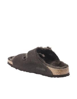 Sandalia Birkenstock Arizona Shearling LEVE Mocca