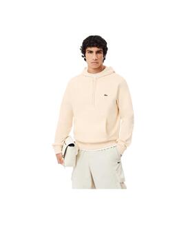 Sudadera Lacoste Capucha Jogger Beige Hombre