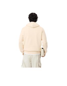 Sudadera Lacoste Capucha Jogger Beige Hombre