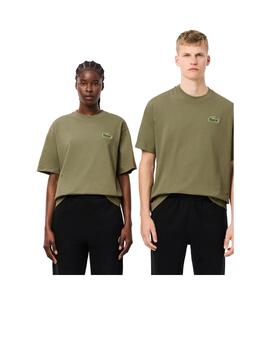 Camiseta Lacoste Punto Khaki Unisex