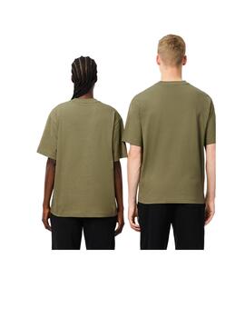 Camiseta Lacoste Punto Khaki Unisex