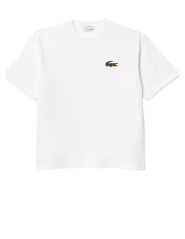 Camiseta Lacoste Punto Blanca Unisex