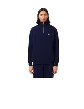 Sudadera Lacoste Cuello Alto Marino Hombre