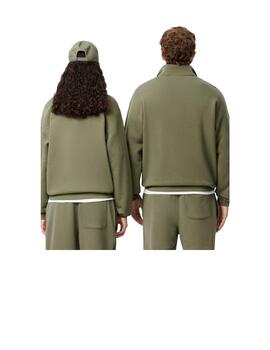 Sudadera Lacoste Cuello Alto Khaki Unisex