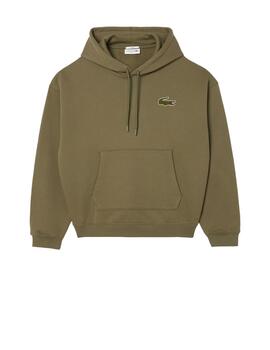 Sudadera Lacoste Capucha Khaki Unisex