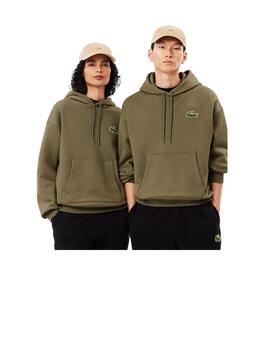 Sudadera Lacoste Capucha Khaki Unisex