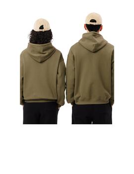 Sudadera Lacoste Capucha Khaki Unisex