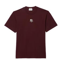 Camiseta Lacoste Punto Granate Unisex