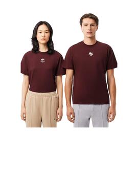 Camiseta Lacoste Punto Granate Unisex