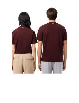 Camiseta Lacoste Punto Granate Unisex