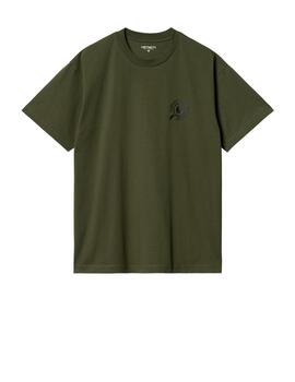 Camiseta Carhartt Inspector Verde Hombre