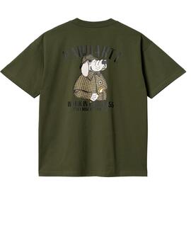 Camiseta Carhartt Inspector Verde Hombre