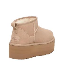 Bota Ugg W Classic Ultra Mini Platform Beige Mujer