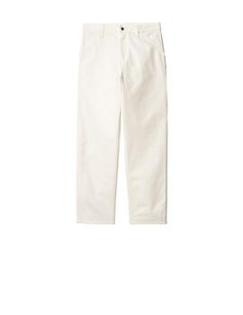 Pantalon Carhartt Single Knee Blanco Hombre