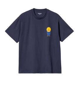 Camiseta Carhartt S/S Sumimasen Marino Hombre