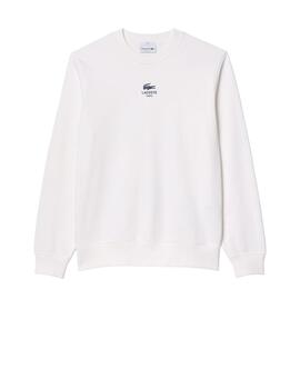 Sudadera Lacoste Felpa Blanca Unisex