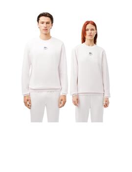 Sudadera Lacoste Felpa Blanca Unisex