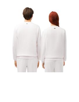 Sudadera Lacoste Felpa Blanca Unisex