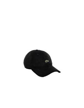 Gorra Lacoste Pana Ajustable Negra Unisex