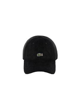 Gorra Lacoste Pana Ajustable Negra Unisex