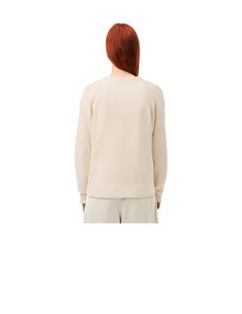 Chaqueta Lacoste Lana Blanca Mujer