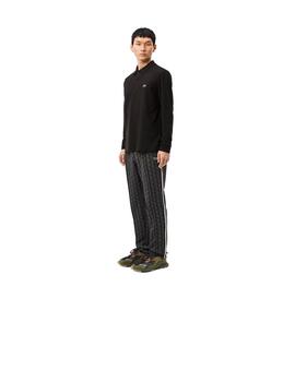 Pantalon Lacoste Paris Monograma Negro Hombre