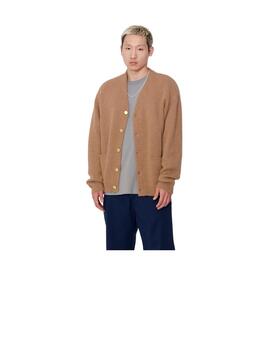 Chaqueta Carhartt Merton Cardigan Camel Hombre