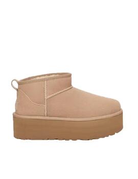 Bota Ugg W Classic Ultra Mini Platform Beige Mujer