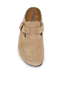 Zueco Birkenstock Boston SFB LEVE Beige Unisex