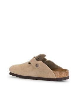 Zueco Birkenstock Boston SFB LEVE Beige Unisex