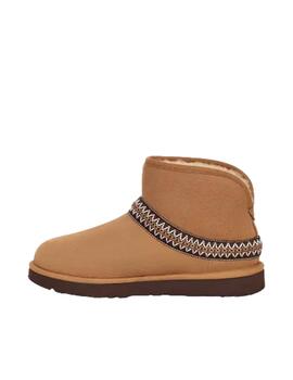 Bota UGG W Classic Mini Crescent Camel Mujer