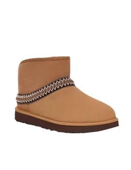 Bota UGG W Classic Mini Crescent Camel Mujer