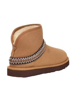 Bota UGG W Classic Mini Crescent Camel Mujer