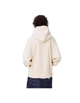 Sudadera Carhartt W'HD American Script Beige Mujer