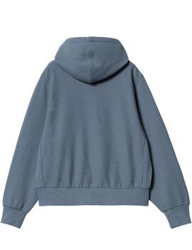 Sudadera Carhartt W' HD American Script Azul Mujer