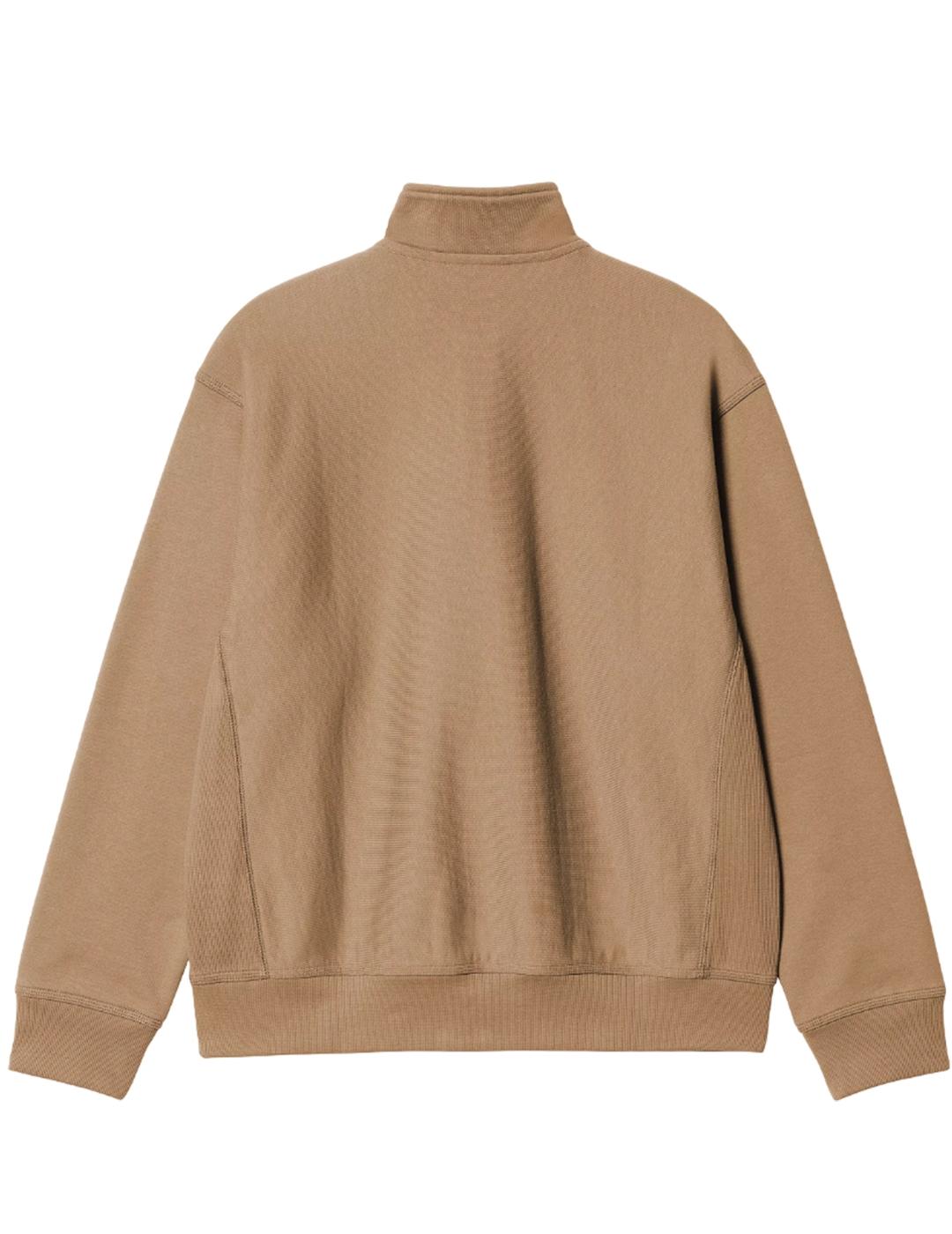 Sudadera Carhartt American Script Camel Hombre