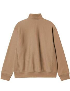 Sudadera Carhartt American Script Camel Hombre