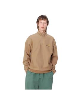 Sudadera Carhartt American Script Camel Hombre